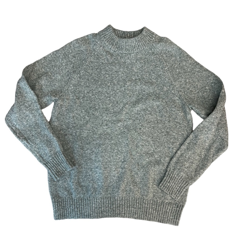 Eddie Bauer NWT Dreamknit Green Mock Neck Sweater Size S